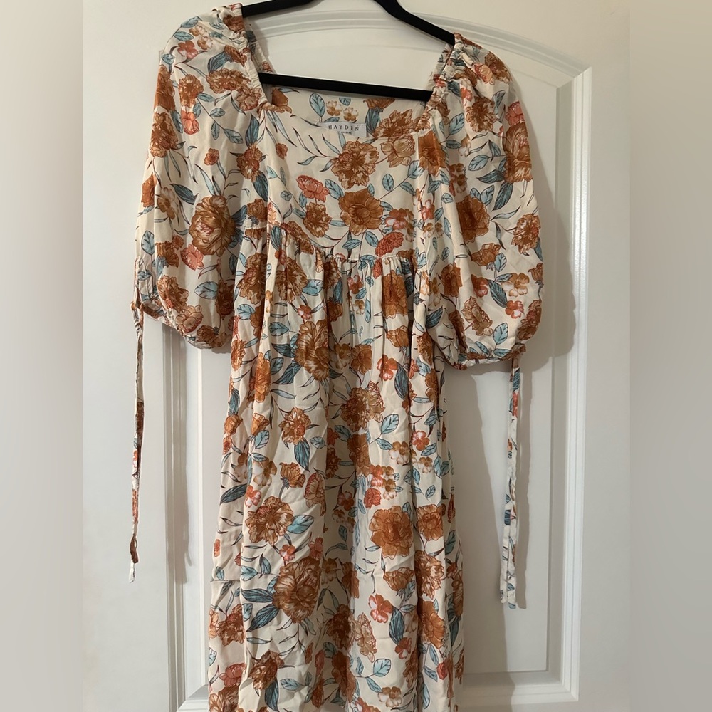 Floral Puff Sleeve Dress